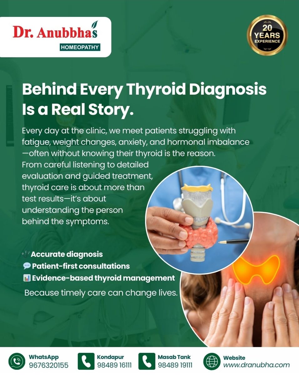 Dr Anubha Instagram post: behind every thyroid diagnosis is a real story