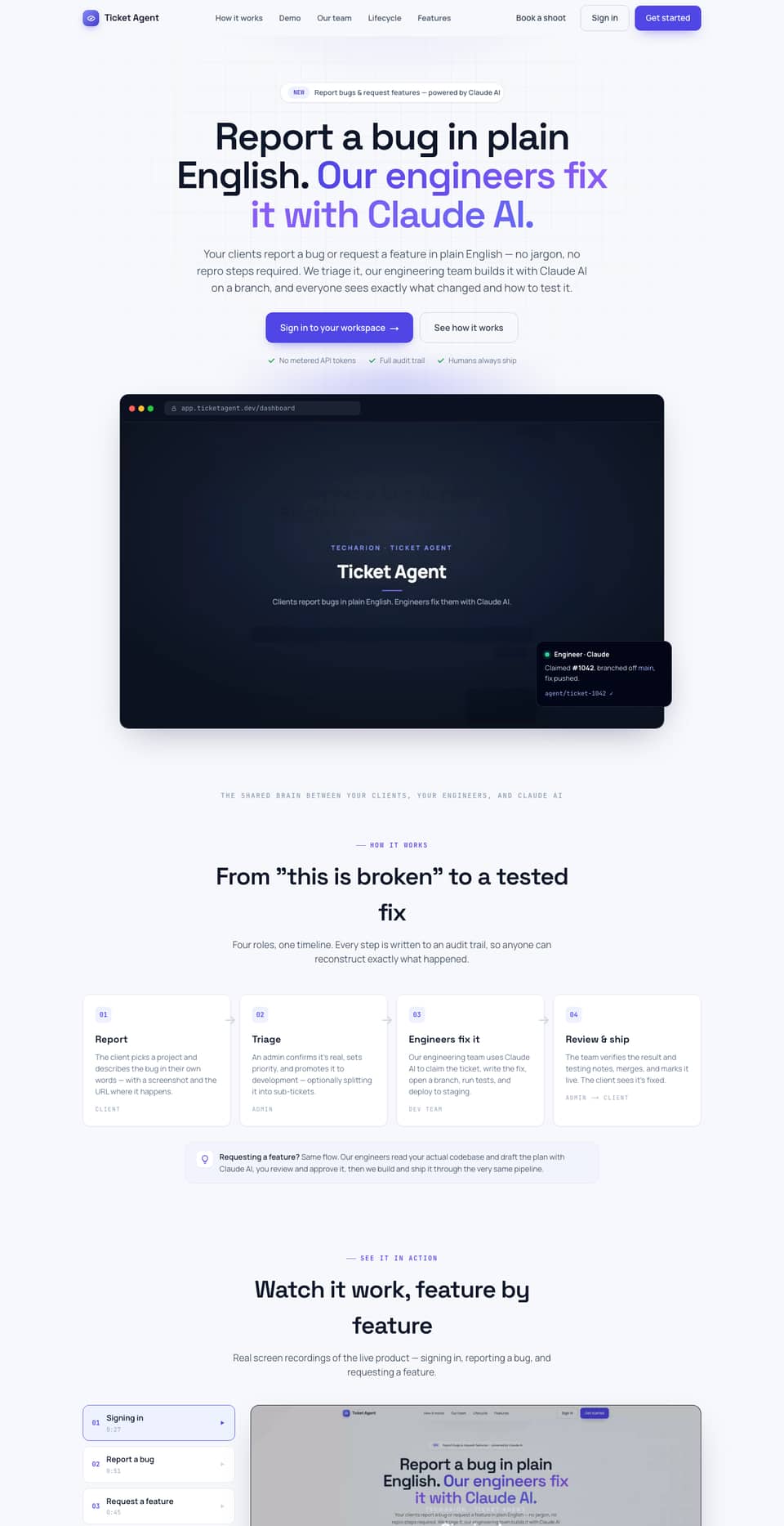 Ticket Agent website
